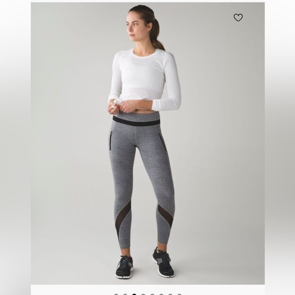 lululemon athletica Pants - Lululemon Inspire Tight II SDCY 14. Color  grey size 6 NWOT